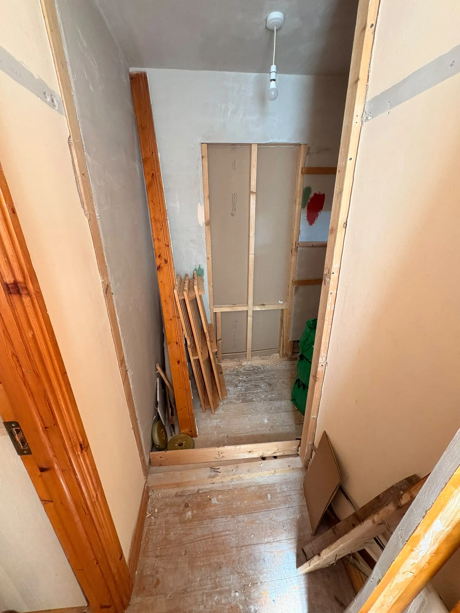 Bathroom stripped out and prepared for renovation in Sligo